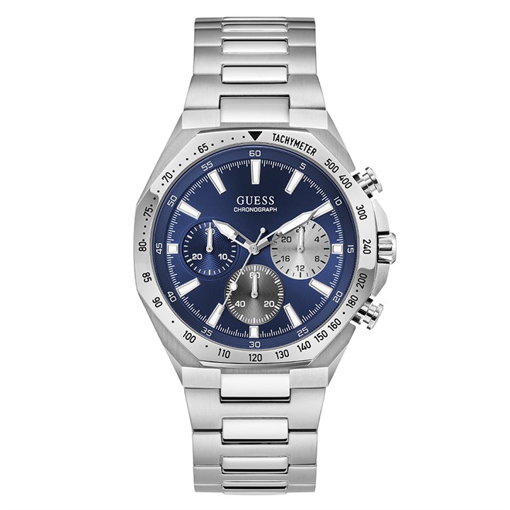 Guess GW1122G1 Blake Blue Chronograph Dial Bracelet Watch - W96448