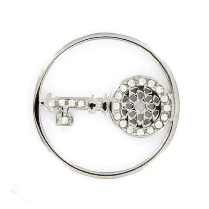 Sterlina Milano Crystal Key Coin - Small - X40882