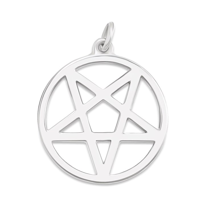 Silver Pentogram Charm - Z12482