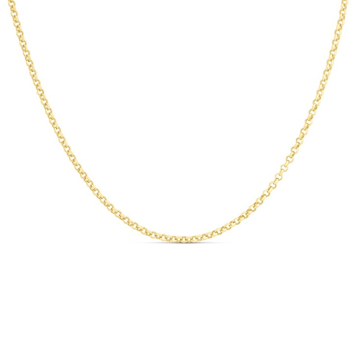9ct Gold 20" Round Belcher Chain - 2mm - Z12785