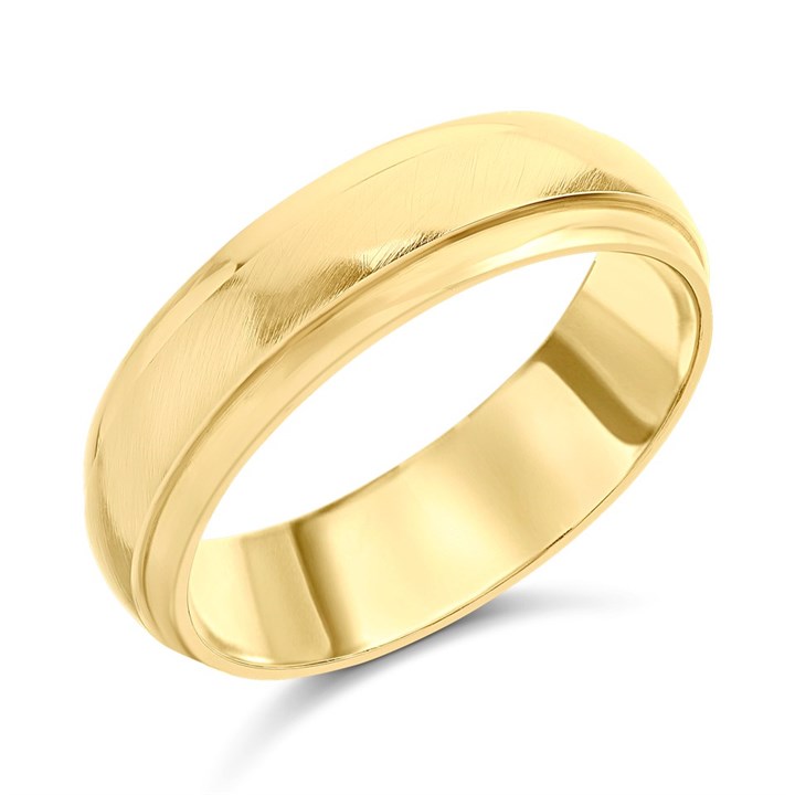 9ct Gold 5mm Polished Wedding Ring - Size L - Z51111