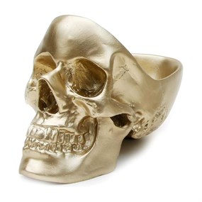 Golden Skull Desk Tidy - A1703