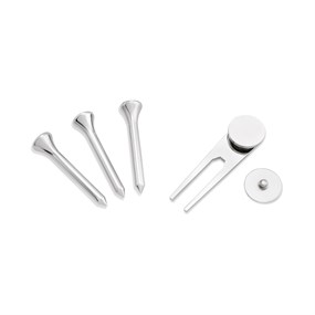 SP50170  Silver Plated Five Piece Golf Set - A19164