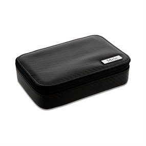 Mele & Co Carbon Fibre Effect Cufflink Box - A19170
