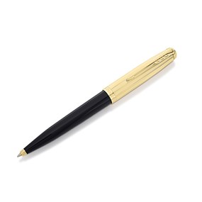 Parker 2123513 Deluxe Black And Gold Tone Ballpoint Pen - A23108