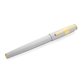 Hugo Boss Gear Pinstripe Two Tone Fountain Pen - A24108