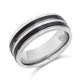 Joseph & George Stainless Steel Ring - A3458
