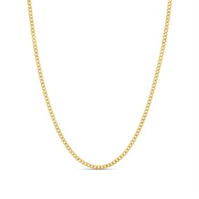 Joseph And George Gold Tone Curb Chain- 22in - A3460