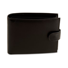 J & G Black Leather Wallet - A3499