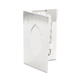 Silver Plated Engravable Business Card Holder - A40110