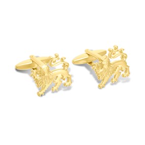 Gold Tone Lion Cufflinks - A45173