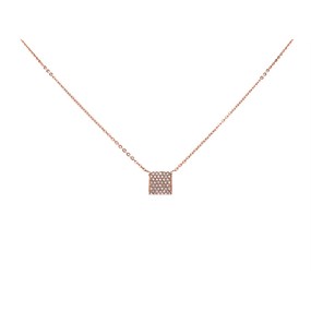 Skagen SKJ1401791 Elin Crystal Square Necklace - A70230