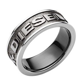 Diesel DX1108060 Stainless Steel Logo Ring - A9221