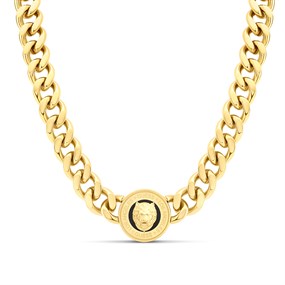 Guess JUMN01313JWYGBKT/U Gold Tone Lion Coin Chain - A9302