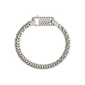 Guess JUMB04438JWSTL Silver Tone Chain Bracelet - A9312