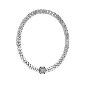 Guess UMN05004ST Stainless Steel Crystal Lion Necklace - A9324