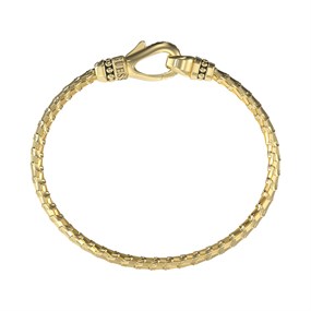 Guess UMB06024YGL Gold Tone Twisted Bracelet - A9337