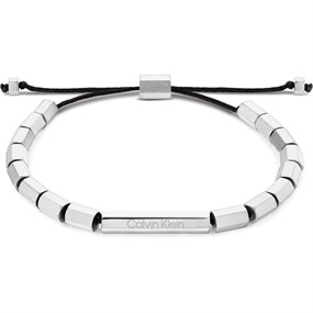 Calvin Klein 35000275 Stainless Steel Beaded Slider Bracelet - A9417