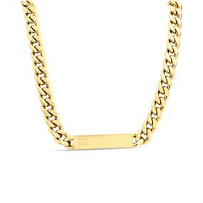 Tommy Hilfiger 2790578 Stainless Steel Gold Tone Necklace - A9638