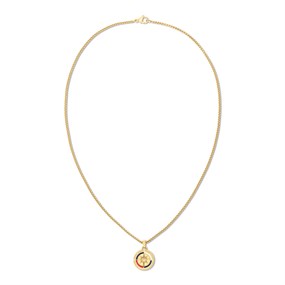 Tommy Hilfiger 2790721 Stainless Steel Gold Tone Compass Necklace - A9669