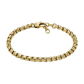 Fossil JF04561710 Yellow IP Steel Bracelet - A97131