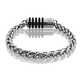Police PEAGB2211542 Gear Black Inlay Bracelet - A98215
