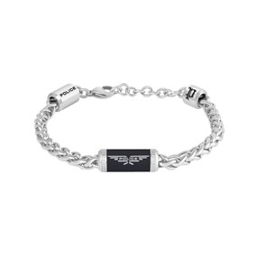 Police PEAGB0013301 TWISTBOUND Stainless Steel And Black IP Bracelet - A98383