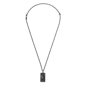 Police PEAGN0015201 BATWING Gunmetal Grey Batman Necklace - A98390