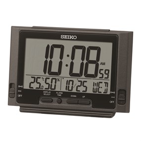 Seiko QHL095K LCD Desk Clock - C03104