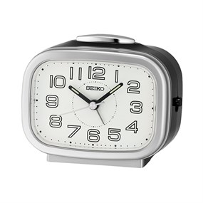 Seiko QHK060S Silver Alarm Clock - C03107