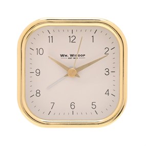 Widdop Gold Tone Alarm Clock - C06146