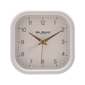Widdop White Alarm Clock - C06150