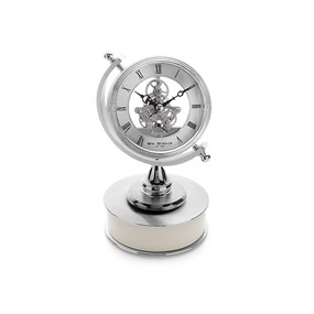 Widdop Compass Style Skeleton Mantel Clock - C1230