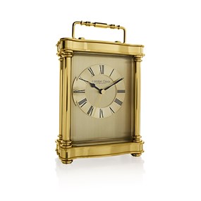 London Clock Gold Tone Carriage Clock - C1757