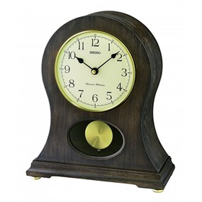 Seiko QXQ037B Wooden Mantel Clock - C18105