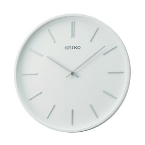 Seiko QXA765W White Wooden Wall Clock - C57170
