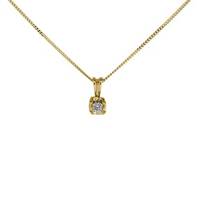 Love It! 9ct Gold Diamond Necklace - D56131