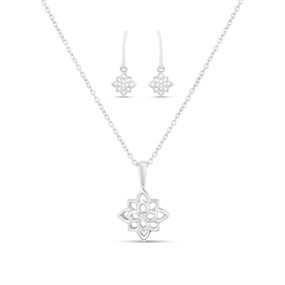 My Diamond Silver Diamond-Set Snowflake Gift Set - D99253