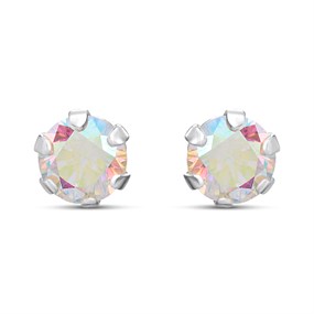 Silver AB Stud Earrings - F04242