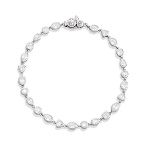 TI SENTO Silver 23062ZI CZ Set Bracelet - F69114