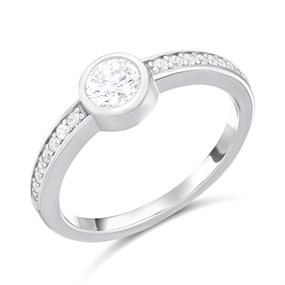 TI SENTO Silver 12390ZI CZ Ring - F69125