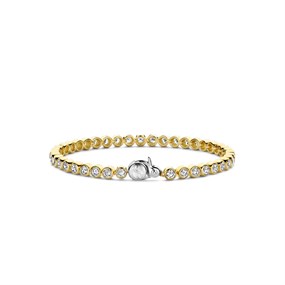 TI SENTO GP Silver 2842ZY Pave Set CZ Bracelet - F69137