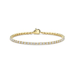 TI SENTO Gold Plated Silver 2951ZY CZ Bracelet - F69138