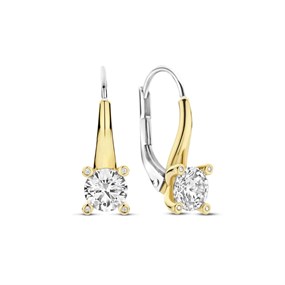 TI SENTO Gold Plated Silver 78009ZY CZ Earrings - F69144