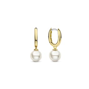 TI SENTO Gold Plated Silver 7939YP Imitation Pearl Drop Earrings - F69150
