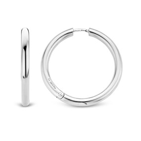 TI SENTO Silver Hoop Earrings - F6928