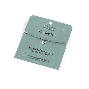 Silver Whisper Graduation Diamond Bracelet - F7502