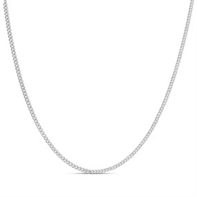 Silver Curb Chain - F9059