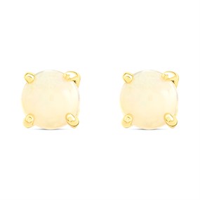 9ct Gold Opal Stud Earrings - 3mm - G0268