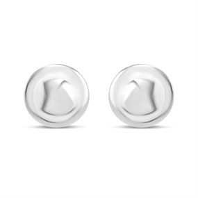 14ct White Gold 4mm Ball Stud Earrings - G1330